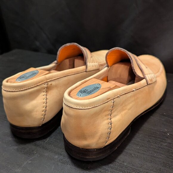 MENS SANTONI BIEGE PENNY LOAFERS CASUAL DRESS SLIP ON LEATHER SHOES 10 D main image 11